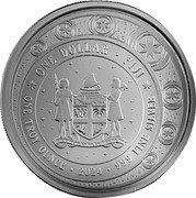 Fiji One Dollar (Mythical Creatures. Unicorn Azurea) REREVAKA NA KALOU KA DOKA NA TUI ONE DOLLAR FIJI ONE TROY OUNCE 2024 999 FINE SILVER coin obverse Fiji One Dollar (Mythical Creatures. Unicorn Azurea) REREVAKA NA KALOU KA DOKA NA TUI ONE DOLLAR FIJI ONE TROY OUNCE 2024 999 FINE SILVER coin obverse