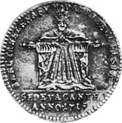 Germany 1/32 Thaler 1715 KM# 210 Trier / Archbishopric / Regular Coinage coin reverse