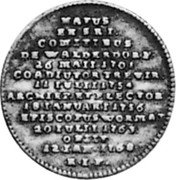 Germany 1/32 Thaler 1768 KM# 312 Trier / Archbishopric / Regular Coinage coin reverse