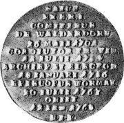 Germany 1/8 Thaler 1768 KM# 313 Trier / Archbishopric / Regular Coinage coin reverse