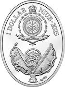 Niue 1 Dollar (Happy Easter) 1 DOLLAR NIUE 2025 PUBLIC SEAL OF NIUE ATUA NIUE TUKULAGI MW AG 999 coin obverse Niue 1 Dollar (Happy Easter) 1 DOLLAR NIUE 2025 PUBLIC SEAL OF NIUE ATUA NIUE TUKULAGI MW AG 999 coin obverse