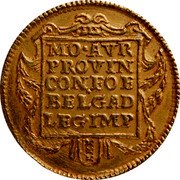 Netherlands 1 Ducat (Amsterdam. Piedfort of 2 Ducat Weight) MO AVR PROVIN CON. FOE BELG AD LEG IMP coin reverse Netherlands 1 Ducat (Amsterdam. Piedfort of 2 Ducat Weight) MO AVR PROVIN CON. FOE BELG AD LEG IMP coin reverse