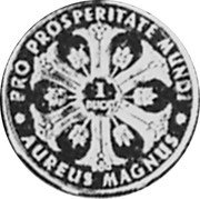 Germany 1 Ducat (Aureus Magnus Issues. Pope Pius XII) X# M40 I DUCAT PRO PROSPERITATE MUNDI AUREUS MAGNUS 980 coin obverse Germany 1 Ducat (Aureus Magnus Issues. Pope Pius XII) X# M40 I DUCAT PRO PROSPERITATE MUNDI AUREUS MAGNUS 980 coin obverse