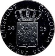 Netherlands 1 Ducat (Sassenpoort) 20 25 CONCORDIA RES PARVÆ CRESCUNT coin obverse Netherlands 1 Ducat (Sassenpoort) 20 25 CONCORDIA RES PARVÆ CRESCUNT coin obverse