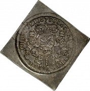 Netherlands 1 Ducaton Silver Rider Amsterdam. Piedfort Weight of 4 Ducatons 1673  CONCORDIA RES PARVÆ CRESCUNT 1673 coin reverse Netherlands 1 Ducaton Silver Rider Amsterdam. Piedfort Weight of 4 Ducatons 1673  CONCORDIA RES PARVÆ CRESCUNT 1673 coin reverse