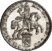 Netherlands 1 Ducaton (Silver Rider. Flowered Edge) MO : NO : ARG : CON FŒ : BELG : PRO : HOL coin obverse Netherlands 1 Ducaton (Silver Rider. Flowered Edge) MO : NO : ARG : CON FŒ : BELG : PRO : HOL coin obverse