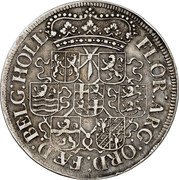 Netherlands 1 Florin Holland Province. Pattern 1694  FLOR : ARG : ORD : FÆD : BELG : HOLL coin obverse