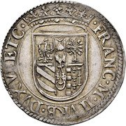 Italy 1 Giulio (Paolo) (Francis Maria II della Rovere Pesaro) FRANC M II VRB DVX VI ETC coin obverse Italy 1 Giulio (Paolo) (Francis Maria II della Rovere Pesaro) FRANC M II VRB DVX VI ETC coin obverse