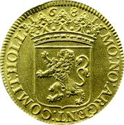 Netherlands 1 Gulden (Weight of 3.5 Ducats) MO : NO : ARGENT : COMIT : HOLL : 1681 coin obverse Netherlands 1 Gulden (Weight of 3.5 Ducats) MO : NO : ARGENT : COMIT : HOLL : 1681 coin obverse