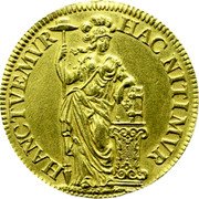 Netherlands 1 Gulden (Weight of 3.5 Ducats) HAC NITIMVR HANC TVEMVR coin reverse Netherlands 1 Gulden (Weight of 3.5 Ducats) HAC NITIMVR HANC TVEMVR coin reverse