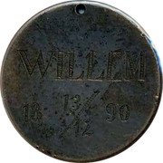 Netherlands 1 Gulden (William I) WILLEM 18 13/12 90 coin reverse Netherlands 1 Gulden (William I) WILLEM 18 13/12 90 coin reverse