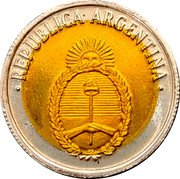 Argentina 1 Peso (Pattern Coin) REPUBLICA ARGENTINA coin obverse Argentina 1 Peso (Pattern Coin) REPUBLICA ARGENTINA coin obverse