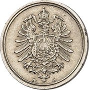Germany 1 Pfennig (Wilhelm II Pattern) A A coin obverse