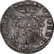 Italy 1 Piastra (Francis Maria II della Rovere) VRBINI DVX VI ET C coin reverse Italy 1 Piastra (Francis Maria II della Rovere) VRBINI DVX VI ET C coin reverse