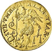 Italy 1 Scudo (Francis Maria II della Rovere Saint Michael) SVB VMBRA ALAR TVAR coin reverse Italy 1 Scudo (Francis Maria II della Rovere Saint Michael) SVB VMBRA ALAR TVAR coin reverse