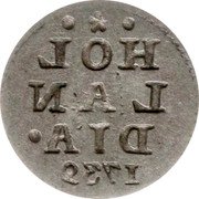 Netherlands 1 Stuiver (Bezemstuiver Incuse Obverse)  coin reverse Netherlands 1 Stuiver (Bezemstuiver Incuse Obverse)  coin reverse