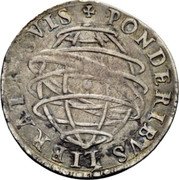 Italy 1 Testone (Francis Maria II della Rovere Armillary Sphere) PONDERIBVS LIBRATA SVIS coin reverse Italy 1 Testone (Francis Maria II della Rovere Armillary Sphere) PONDERIBVS LIBRATA SVIS coin reverse