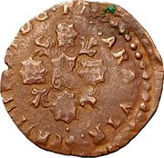 Italy 1 Tornese (Filippo III) PHILIPP III DG. REX. ARA. VTR coin obverse Italy 1 Tornese (Filippo III) PHILIPP III DG. REX. ARA. VTR coin obverse