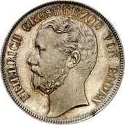 Germany 1 Vereinsthaler (Frederick I Pattern) FRIEDRICH GROSHERZOG VON BADEN coin obverse