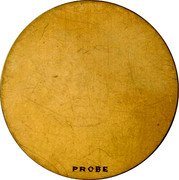 Germany 1 Vereinsthaler (Louis II Obverse Trial) PROBE coin reverse