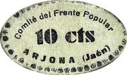 Spain 10 Centimos Arjona Province Jaen ND  COMITÉ DEL FRENTE POPULAR 10 CTS ARJONA (JAÉN) coin obverse Spain 10 Centimos Arjona Province Jaen ND  COMITÉ DEL FRENTE POPULAR 10 CTS ARJONA (JAÉN) coin obverse