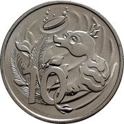 Australia 10 Cents (Shy Leafy Seadragon) 10 coin reverse Australia 10 Cents (Shy Leafy Seadragon) 10 coin reverse