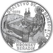 Slovakia 10 Euro (Benedictine Abbey) OPÁTSTVO SV. BENEDIKTA 1075 TL HRONSKÝ BEŇADIK coin reverse Slovakia 10 Euro (Benedictine Abbey) OPÁTSTVO SV. BENEDIKTA 1075 TL HRONSKÝ BEŇADIK coin reverse