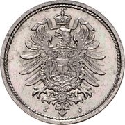 Germany 10 Pfennig (Wilhelm I Pattern) J J coin obverse