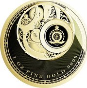 Niue 100 Dollars (Chronos 2025. A Decade of Timeless Value) PUBLIC SEAL OF NIUE ATUA NIUE TUKULAGI 100 DOLLARS NIUE 2025 1 OZ FINE GOLD 9999 coin obverse Niue 100 Dollars (Chronos 2025. A Decade of Timeless Value) PUBLIC SEAL OF NIUE ATUA NIUE TUKULAGI 100 DOLLARS NIUE 2025 1 OZ FINE GOLD 9999 coin obverse