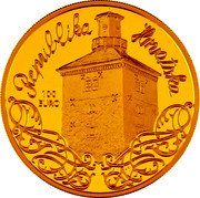Croatia 100 Euro (Marija Juric Zagorka) REPUBLIKA HRVATSKA 100 EURO coin obverse Croatia 100 Euro (Marija Juric Zagorka) REPUBLIKA HRVATSKA 100 EURO coin obverse