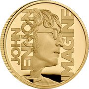 UK 100 Pounds (Music Legends. John Lennon) JOHN LENNON IMAGINE HDG coin reverse UK 100 Pounds (Music Legends. John Lennon) JOHN LENNON IMAGINE HDG coin reverse