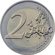Luxembourg 2 Euro (Henri I Schuman Declaration. Coloured) 2 EURO LL coin reverse Luxembourg 2 Euro (Henri I Schuman Declaration. Coloured) 2 EURO LL coin reverse