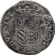 Italy 2 Grossi (Francis Maria II della Rovere) FRANC M II VRB DVX VI E C coin obverse Italy 2 Grossi (Francis Maria II della Rovere) FRANC M II VRB DVX VI E C coin obverse