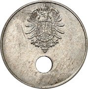 Germany 20 Pfennig (Wilhelm I Pattern)  coin obverse