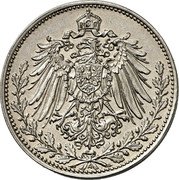 Germany 25 Pfennig (Wilhelm II Pattern) KM# Pn115 A coin obverse