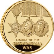UK 25 Pounds (Stories of the Second World War) GRI VI THE 1939–1945 STAR GEORGIVS VI D:G:BR:OMN:REX F:D:IND:IMP GEORGIVS VI D:G:BR:OMN:REX ET INDIAE IMP: TN STORIES OF THE SECOND WORLD WAR coin reverse UK 25 Pounds (Stories of the Second World War) GRI VI THE 1939–1945 STAR GEORGIVS VI D:G:BR:OMN:REX F:D:IND:IMP GEORGIVS VI D:G:BR:OMN:REX ET INDIAE IMP: TN STORIES OF THE SECOND WORLD WAR coin reverse
