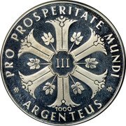 Germany 3 Ducat (Argenteus Issues. Holy Mother Mary with Child) X# M85 III PRO PROSPERITATE MUNDI 1000 ARGENTEUS coin obverse Germany 3 Ducat (Argenteus Issues. Holy Mother Mary with Child) X# M85 III PRO PROSPERITATE MUNDI 1000 ARGENTEUS coin obverse