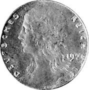 Germany 3 Mark (Karl Goetz Issues. Germania) X# 43 DEUTSCHES REICH 1925 coin obverse