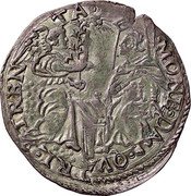Italy 30 Quattrinos (Francis Maria II della Rovere Annunciation) MONE DA QVATRI TRENTA coin reverse Italy 30 Quattrinos (Francis Maria II della Rovere Annunciation) MONE DA QVATRI TRENTA coin reverse