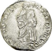 Italy 30 Quattrinos (Francis Maria II della Rovere Saint John Coin) MONE DA QVATRINI TRENTA coin reverse Italy 30 Quattrinos (Francis Maria II della Rovere Saint John Coin) MONE DA QVATRINI TRENTA coin reverse