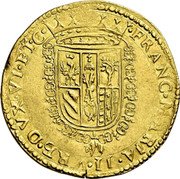 Italy 4 Scudi (Francis Maria II della Rovere) FRANC MARIA II VRB DVX VI ET C coin obverse