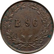 Italy 5 Centesimi (Pattern Vittorio Emanuele II) B. 96 coin obverse Italy 5 Centesimi (Pattern Vittorio Emanuele II) B. 96 coin obverse