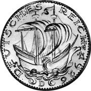 Germany 5 Mark (Karl Goetz Issues) X# 83 DEUTSCHES REICH 1926 D coin obverse