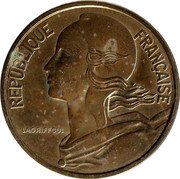 France 50 Centimes (Marianne Essai CuAlNi) REPUBLIQUE FRANÇAISE LAGRIFFOUL coin obverse France 50 Centimes (Marianne Essai CuAlNi) REPUBLIQUE FRANÇAISE LAGRIFFOUL coin obverse