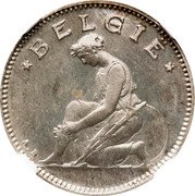 Belgium 50 Centimes (Pattern. Dutch Text) KM# Pn231 BELGIË A.B coin obverse Belgium 50 Centimes (Pattern. Dutch Text) KM# Pn231 BELGIË A.B coin obverse