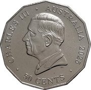 Australia 50 Cents (Koala and Joey) CHARLES III AUSTRALIA 2025 50 CENTS DT coin obverse Australia 50 Cents (Koala and Joey) CHARLES III AUSTRALIA 2025 50 CENTS DT coin obverse