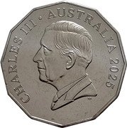 Australia 50 Cents (Koala Joey) CHARLES III AUSTRALIA 2025 DT coin obverse Australia 50 Cents (Koala Joey) CHARLES III AUSTRALIA 2025 DT coin obverse