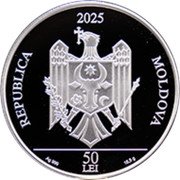 Moldova 50 Lei (Vasile Lupu) REPUBLICA MOLDOVA 2025 AG 999 50 LEI 16.5 G coin obverse Moldova 50 Lei (Vasile Lupu) REPUBLICA MOLDOVA 2025 AG 999 50 LEI 16.5 G coin obverse