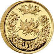 UK 500 Pounds (Waterloo Medal. Victory) PISTRUCCI coin reverse UK 500 Pounds (Waterloo Medal. Victory) PISTRUCCI coin reverse