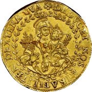 Italy 8 Scudi D'oro (Francesco Hyacinth) DEDVCET NOS MIRABILITER DEXTERA TVA coin reverse Italy 8 Scudi D'oro (Francesco Hyacinth) DEDVCET NOS MIRABILITER DEXTERA TVA coin reverse